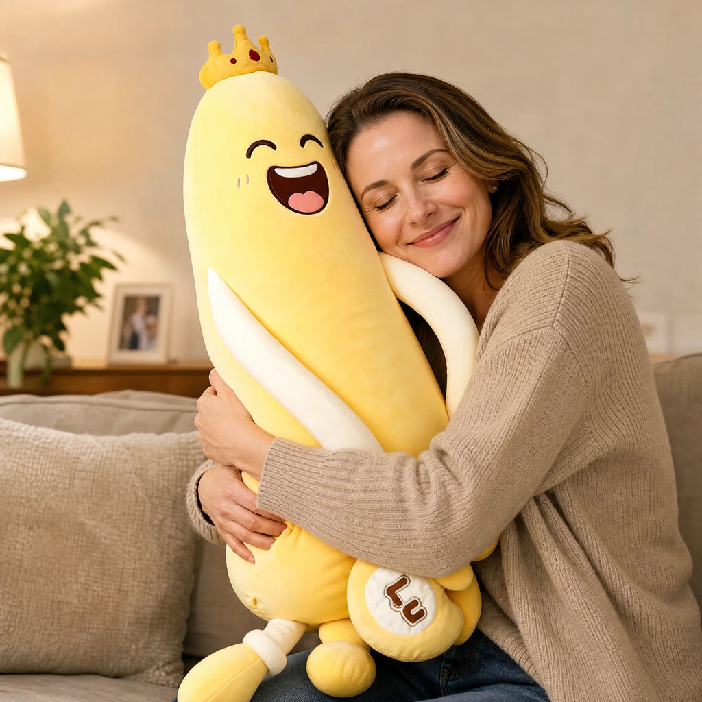 Hugging Plush Toy Mango Character with Patting Hands - Utilisation du produit