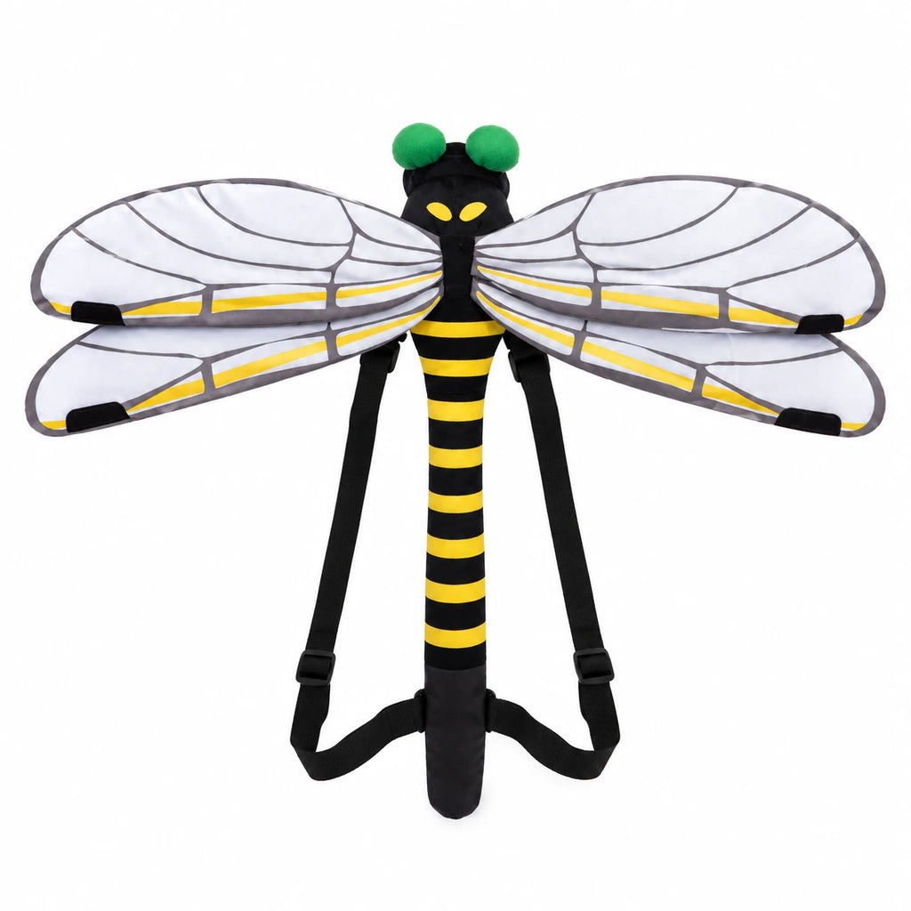 Insect Plush Backpack - Dragonfly or Mantis Design - Mystic Dragonfly