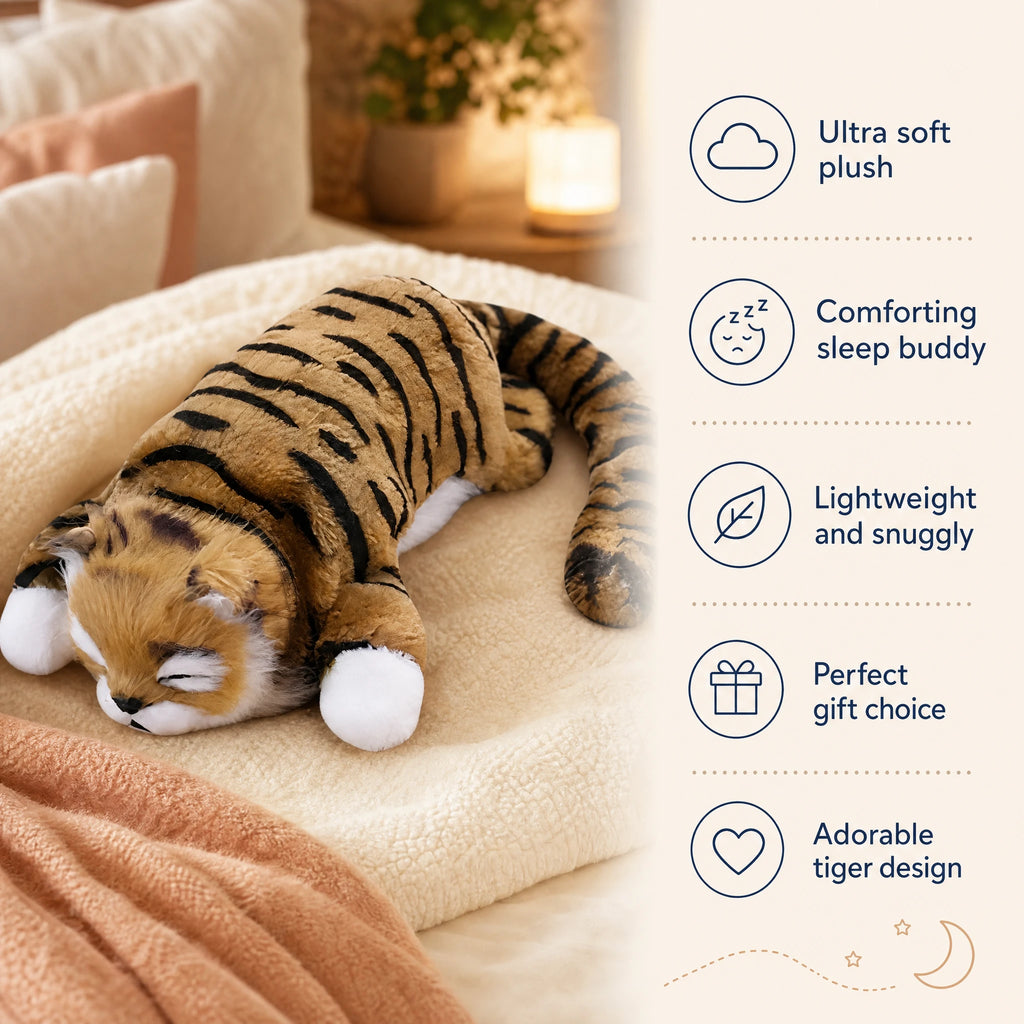 Interactive Cat Plush with Rolling Motion & Sound - Bénéfices produit