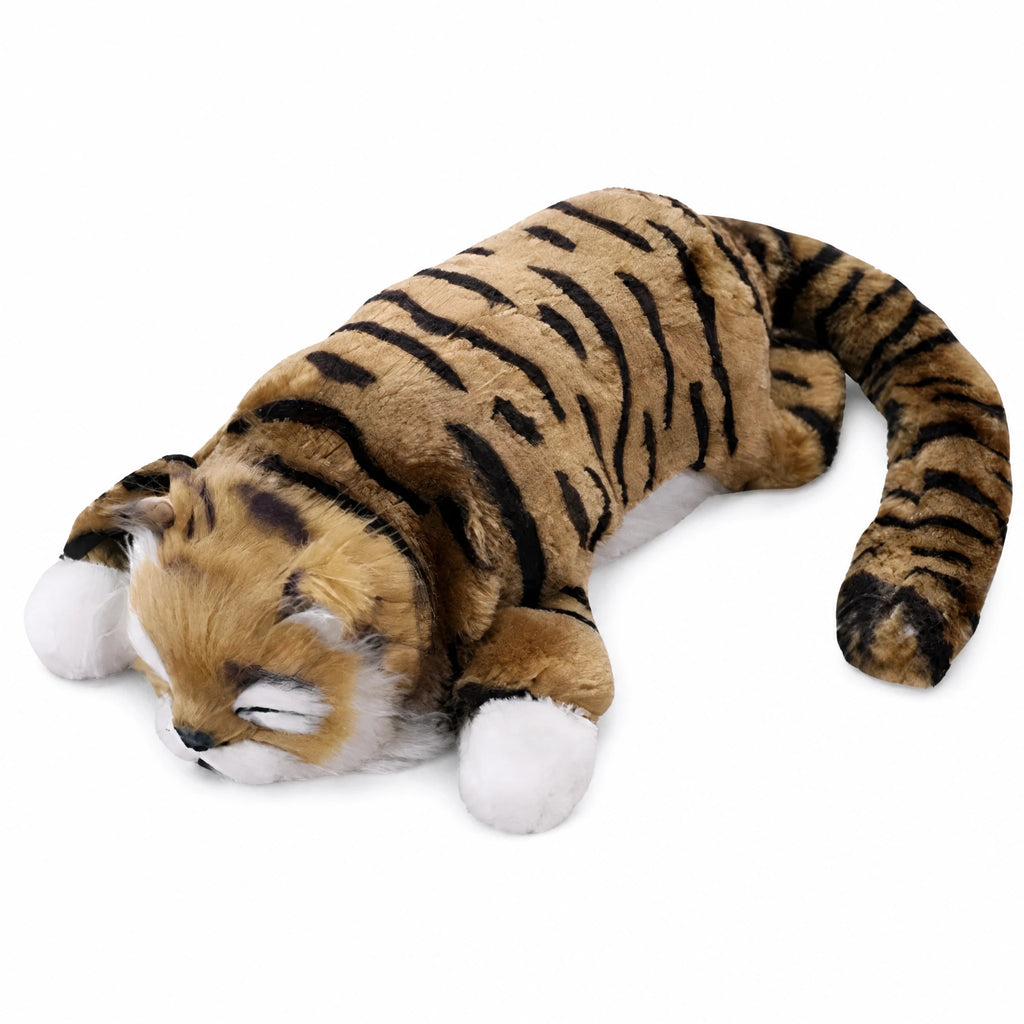 Interactive Cat Plush with Rolling Motion & Sound - Fond blanc, autre angle