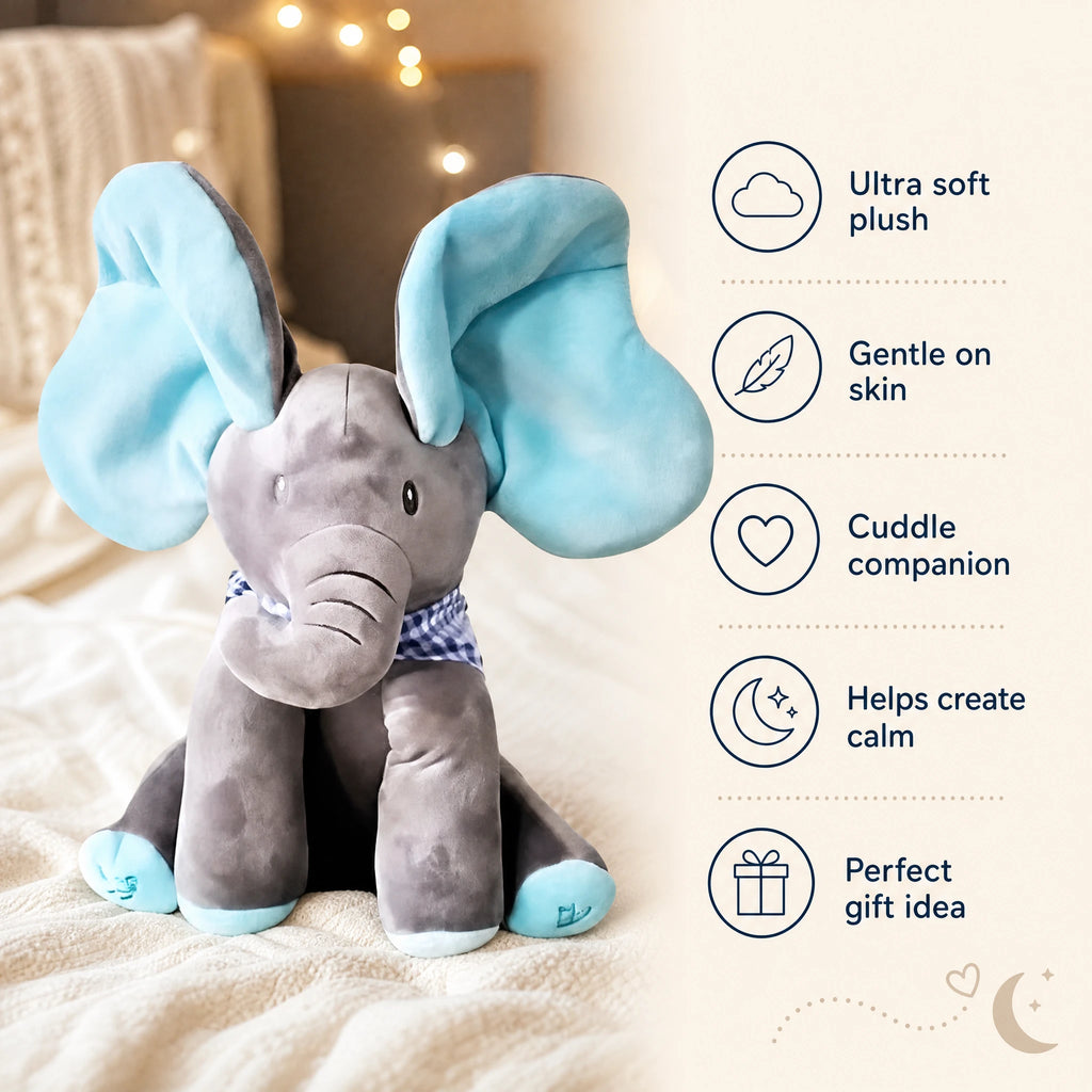 Interactive Elephant Plush with Flapping Ears - Bénéfices produit