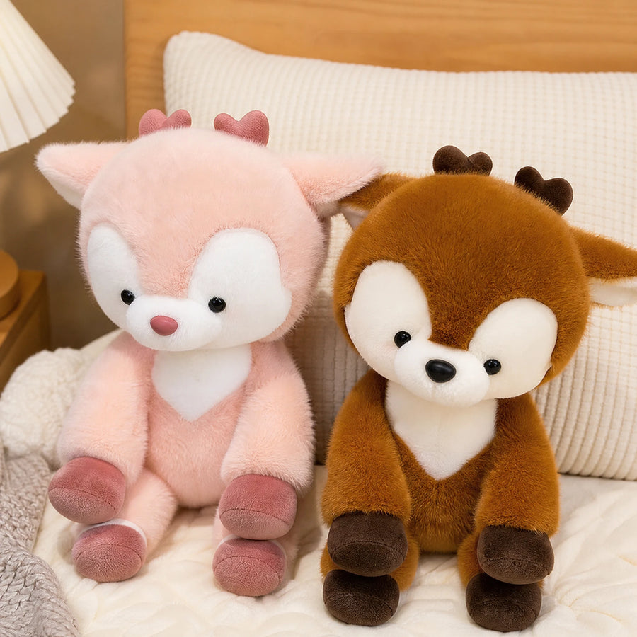 Kawaii Deer Plush with Oversized Head and Soft Fabric - Utilisation du produit
