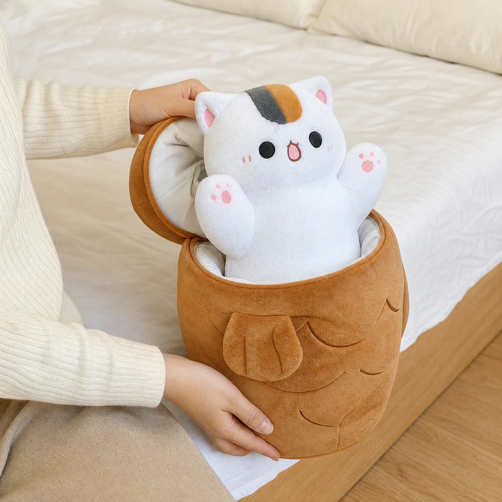 Kawaii Food Plush with Removable Animal Characters - Utilisation du produit