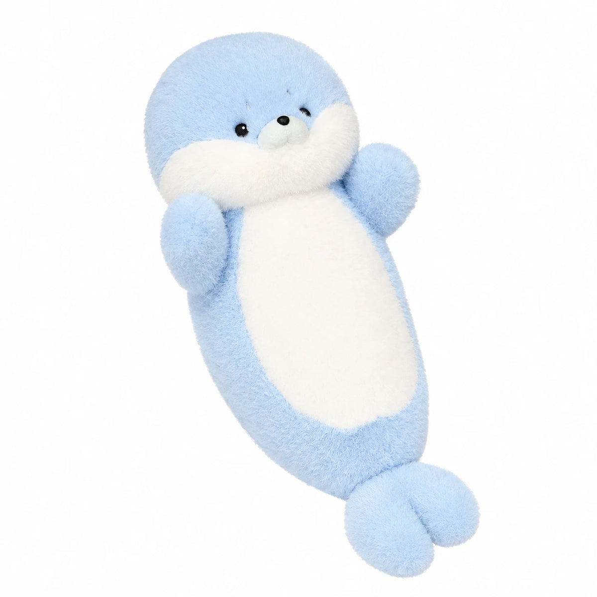 Kawaii Seal Plush - Chubby Blue Character Soft Toy - Original
