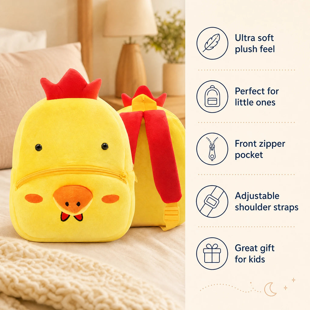 Kids Backpack with Adorable Yellow Chick Design - Bénéfices produit