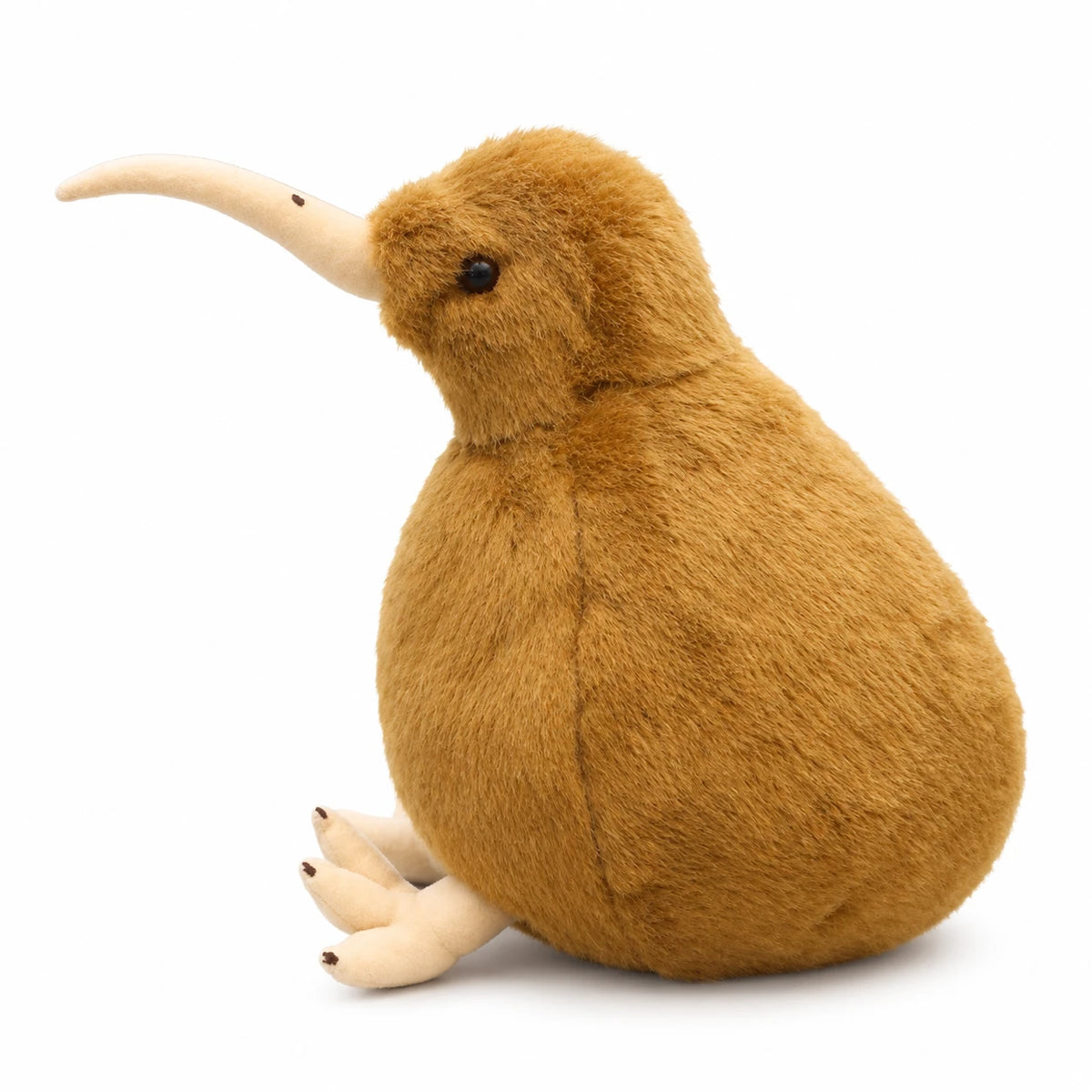Kiwi Bird Plush with Soft Fur and Realistic Details - Brown / 8in / 20cm … (3 tailles)