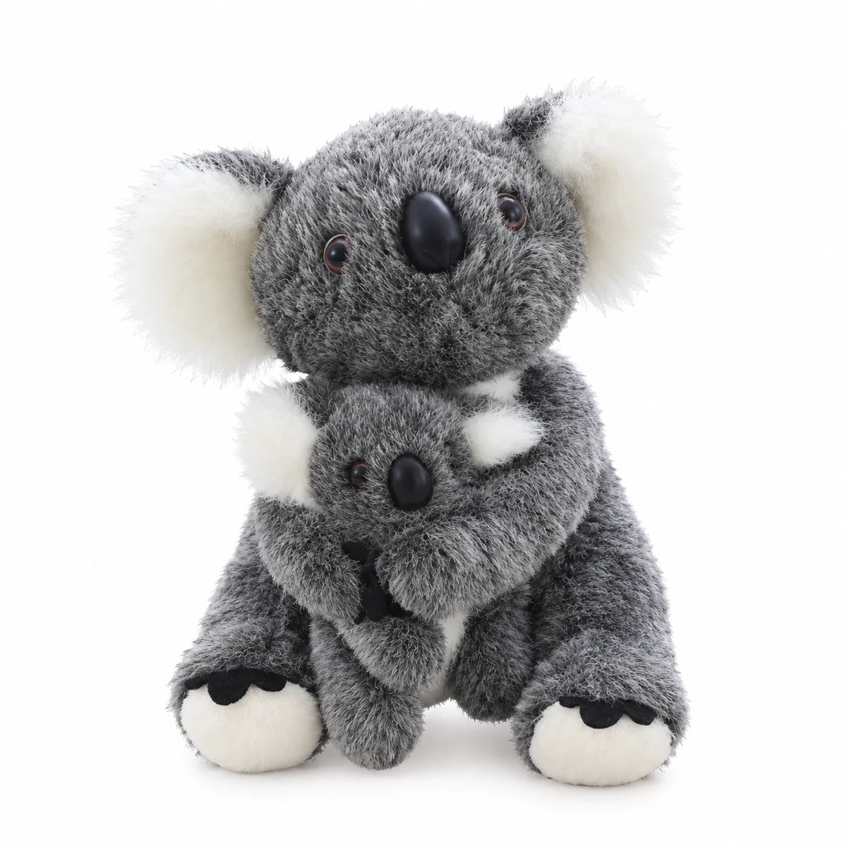 Koala Plush Toy Family in Grey and White - Gray Family / 10in / 28cm