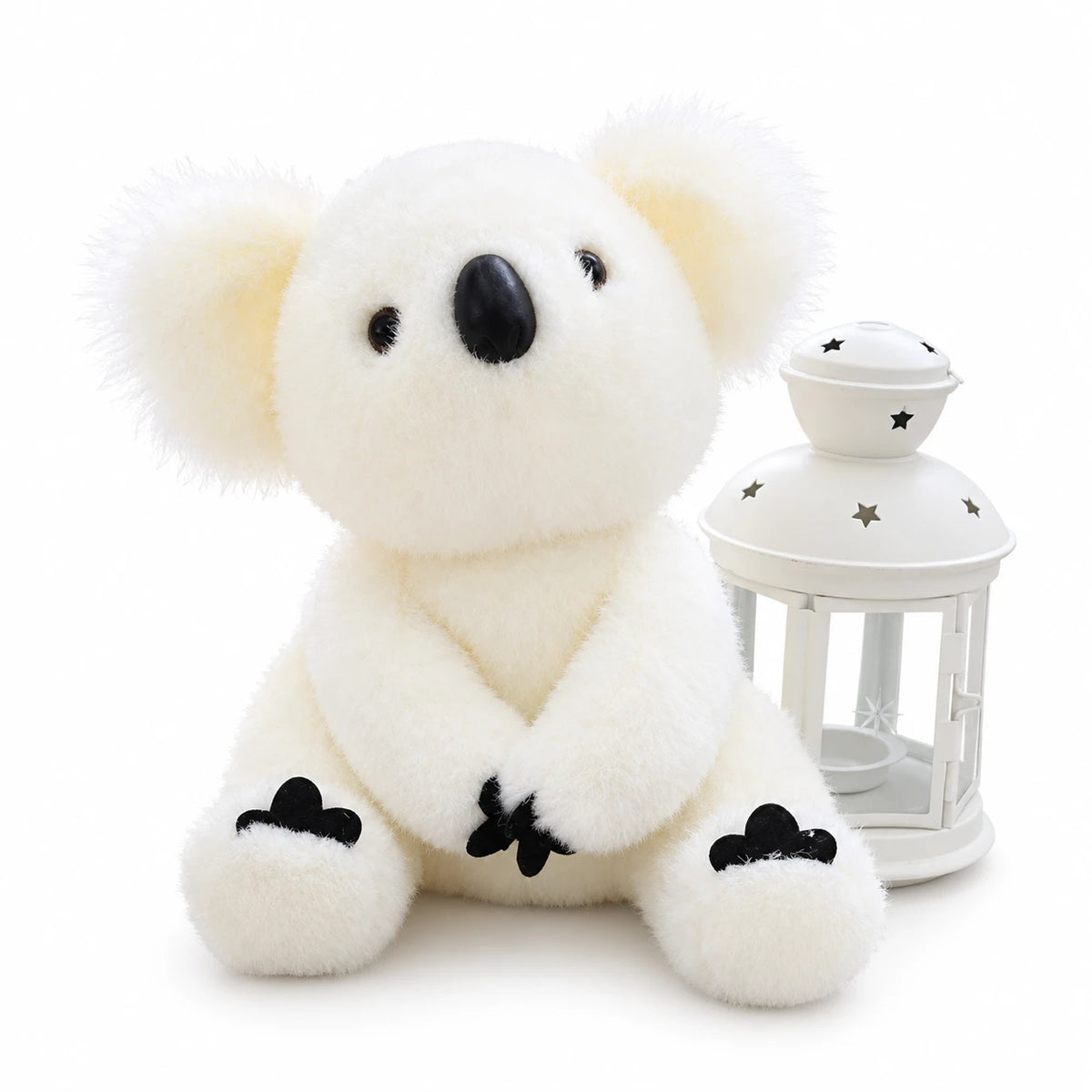 Koala Plush Toy Family in Grey and White - White / 5in / 13cm … (4 tailles)
