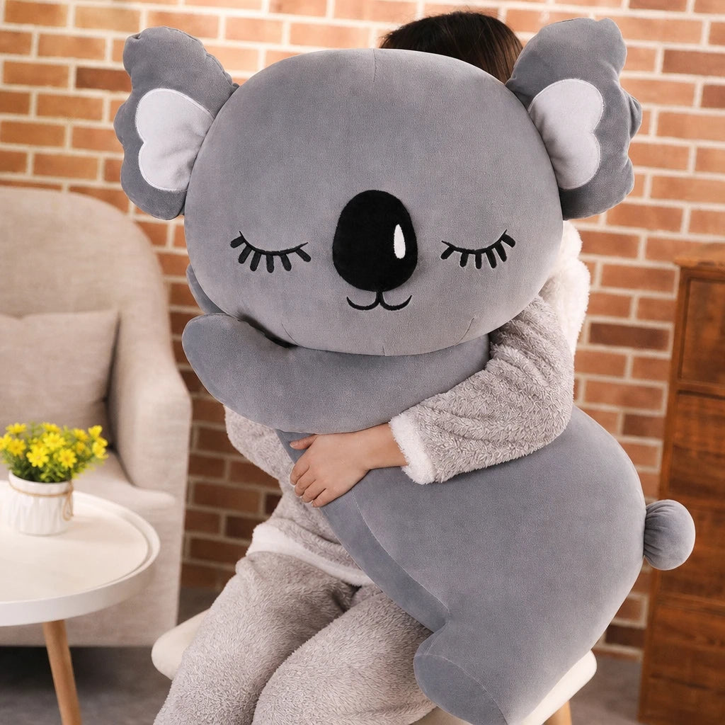 Koala Plush Toy with Closed Eyes and Cuddly Design - Utilisation du produit