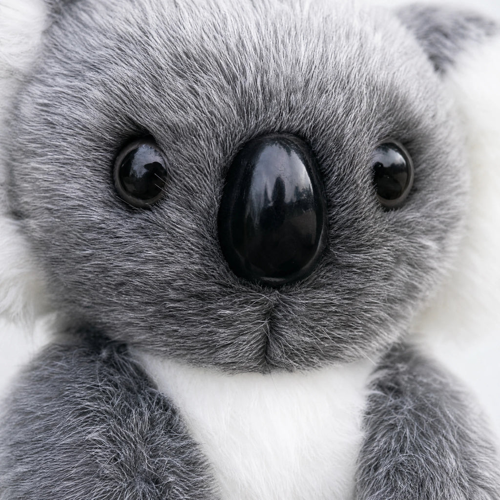 Koala Stuffed Animal with Realistic Gray and White Fur - Détail matière