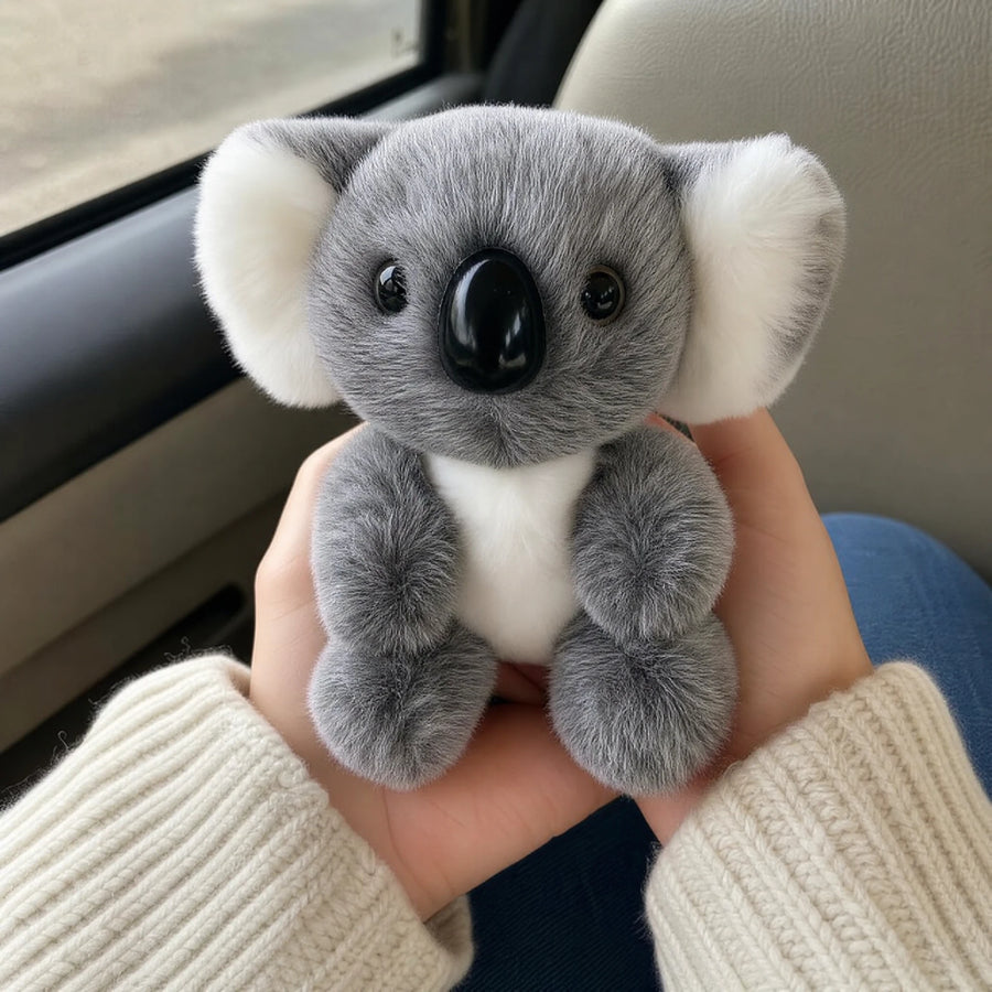 Koala Stuffed Animal with Realistic Gray and White Fur - Utilisation du produit