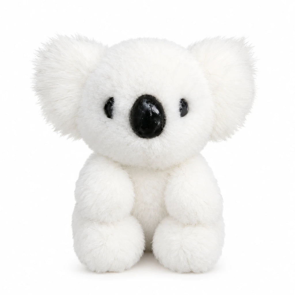 Koala Stuffed Animal with Realistic Gray and White Fur - White / 6.5in / 16cm · White / 4.5in / 12cm