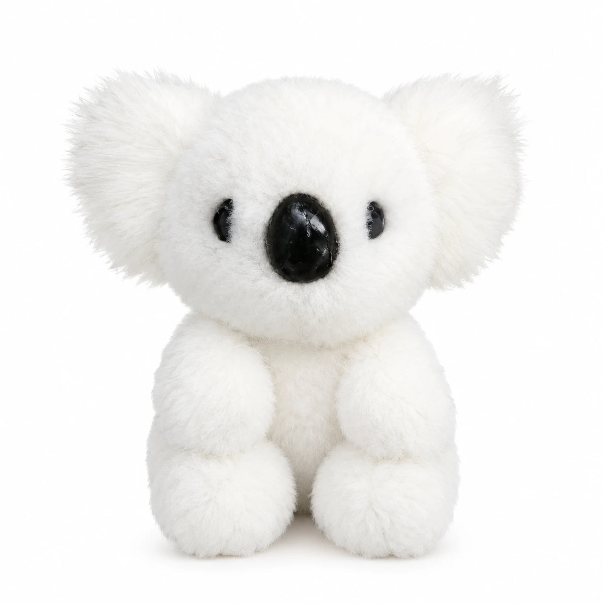 Koala Stuffed Animal with Realistic Gray and White Fur - White / 6.5in / 16cm · White / 4.5in / 12cm