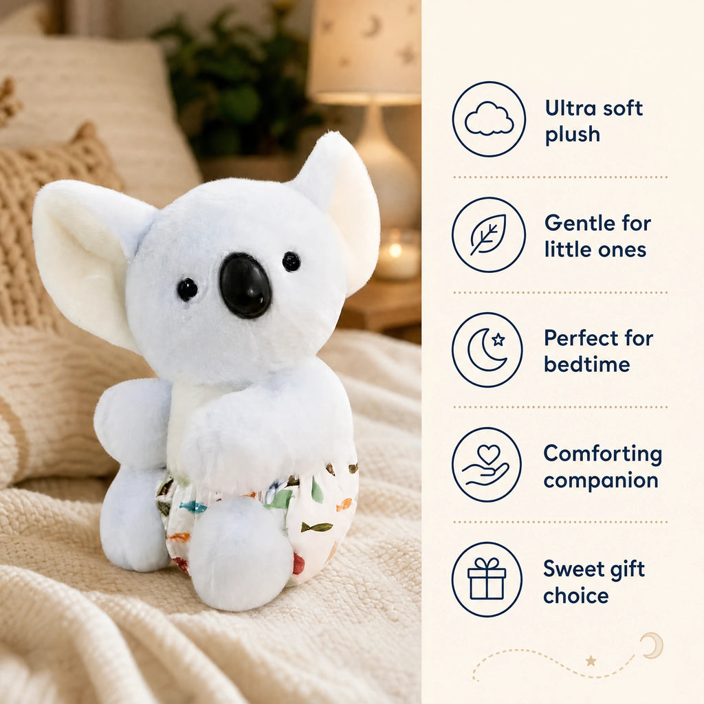 Koala Stuffed Animal with Weighted Bean Bottom - 9.8 Inch - Bénéfices produit