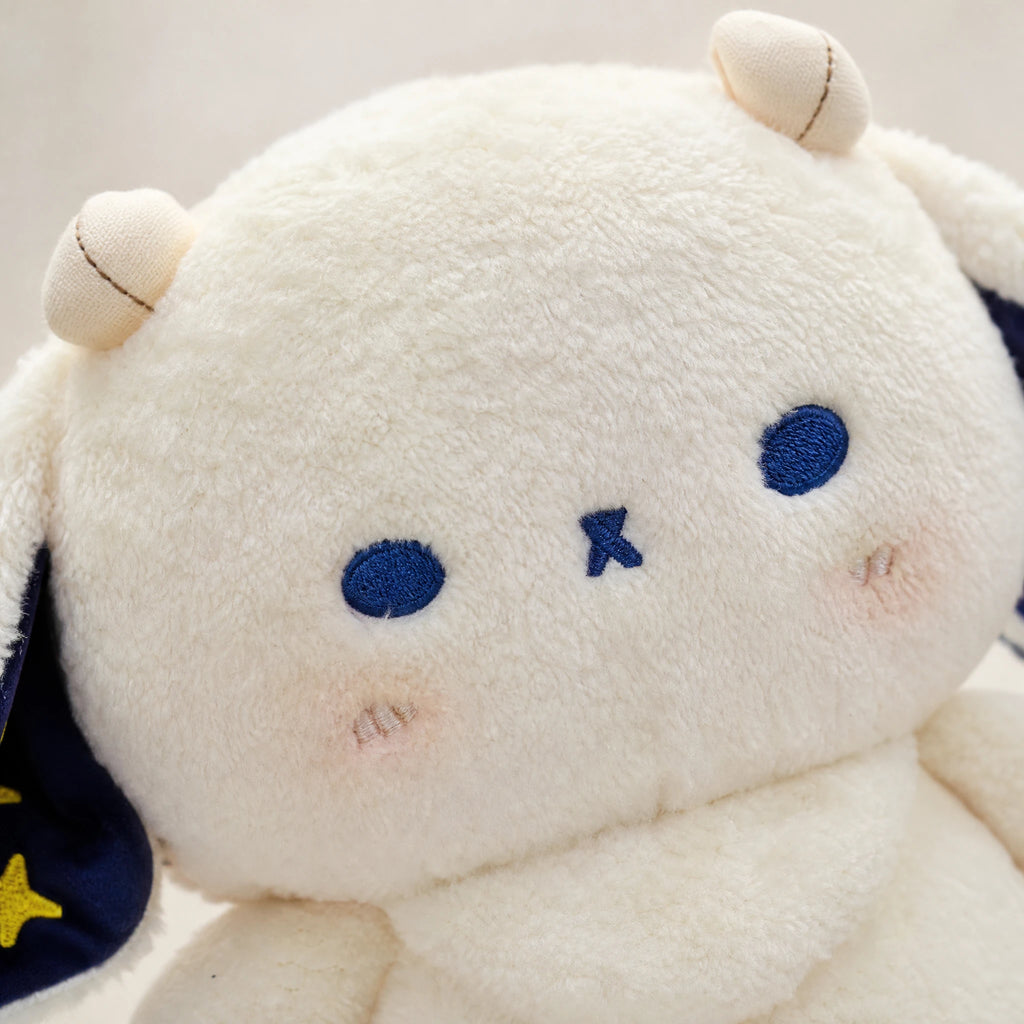 Lamb Plush with Starry Ears and Soft Fleece Texture - Détail matière
