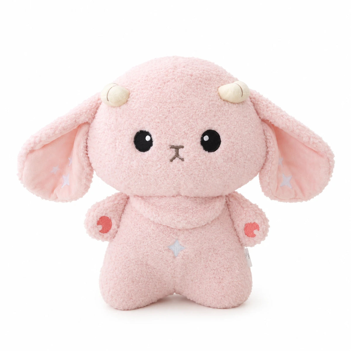 Lamb Plush with Starry Ears and Soft Fleece Texture - Pink