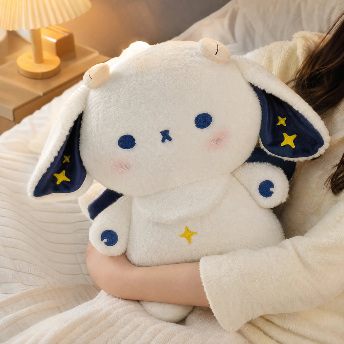 Lamb Plush with Starry Ears and Soft Fleece Texture - Utilisation du produit