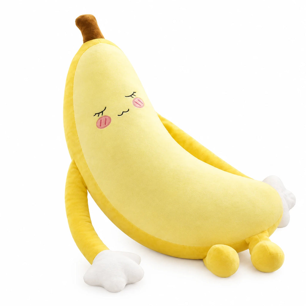Long Arm Plush Pillow with Soft Huggable Limbs - Banana