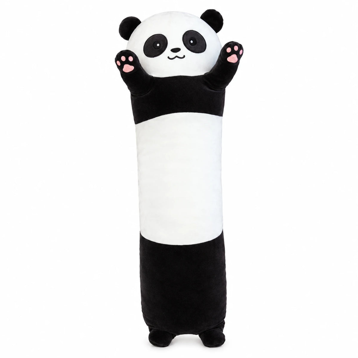 Long Body Pillow Plush - Animal Characters with Huggable Design - Kuba / Panda / 27in / 70cm … (3 tailles)