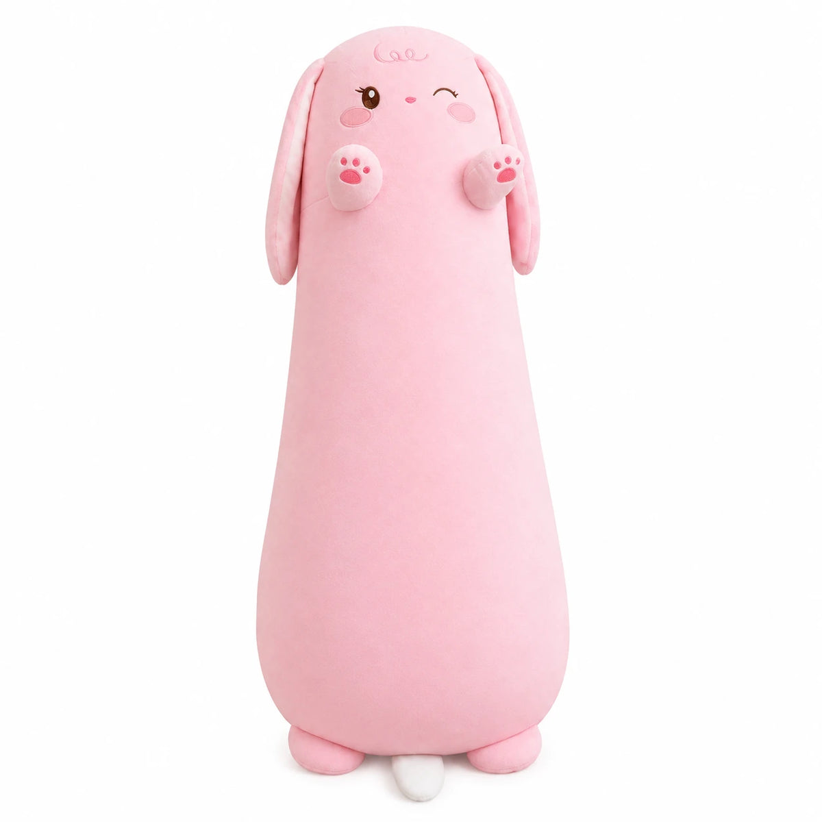 Long Body Pillow Plush with Adorable Animal Characters - Bunny
