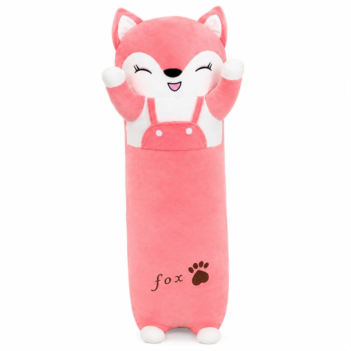 Long Body Pillow Plush with Animal Designs - Fox / 27in / 70cm … (3 tailles)