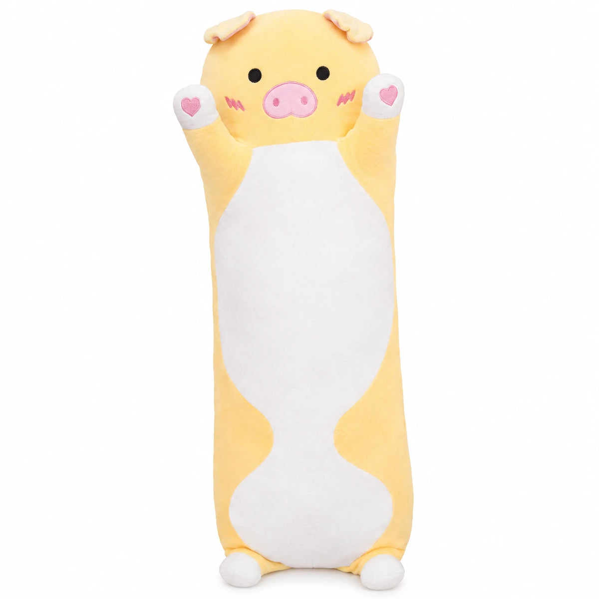 Long Body Pillow Plush with Animal Designs - Pig / 27in / 70cm … (3 tailles)
