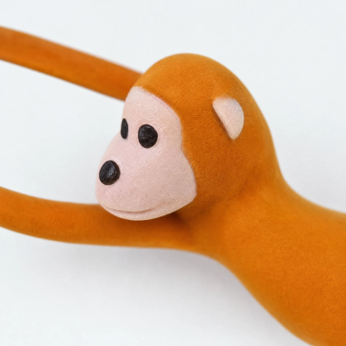 Monkey Plush with Extra Long Arms and Tail - Détail matière