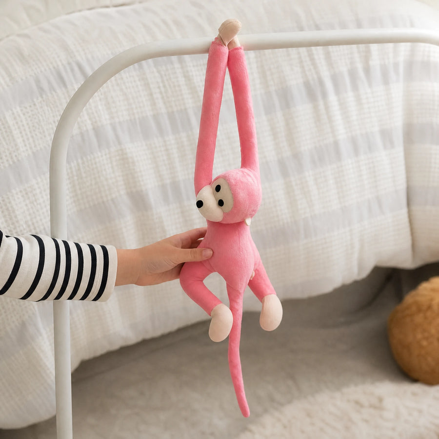 Monkey Plush with Long Tail in Pink - Utilisation du produit