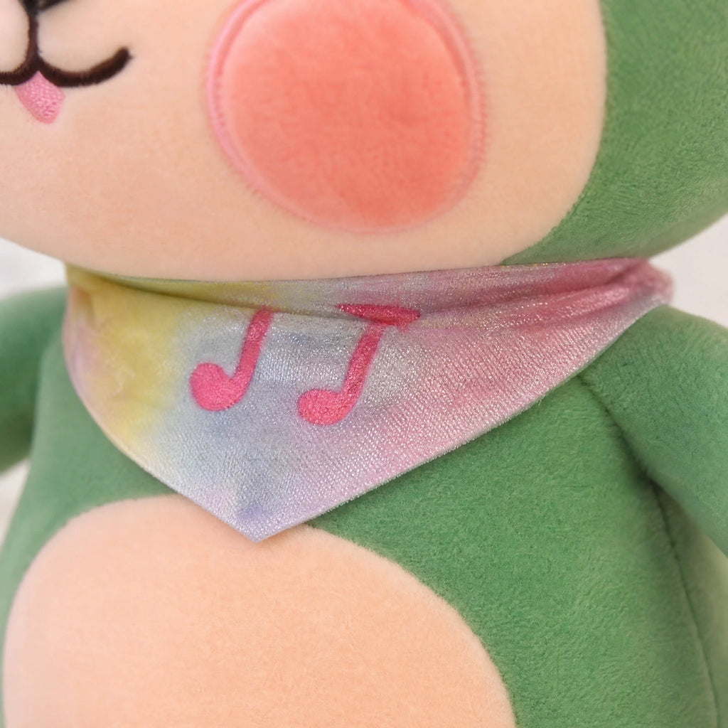 Monkey Plush with Rainbow Gradient Design and Soft Cotton - Détail matière