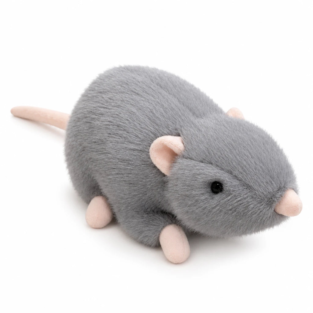 Mouse Stuffed Animal Set of 3 in White, Brown, Grey - Gray / 11in / 30cm … (4 tailles)