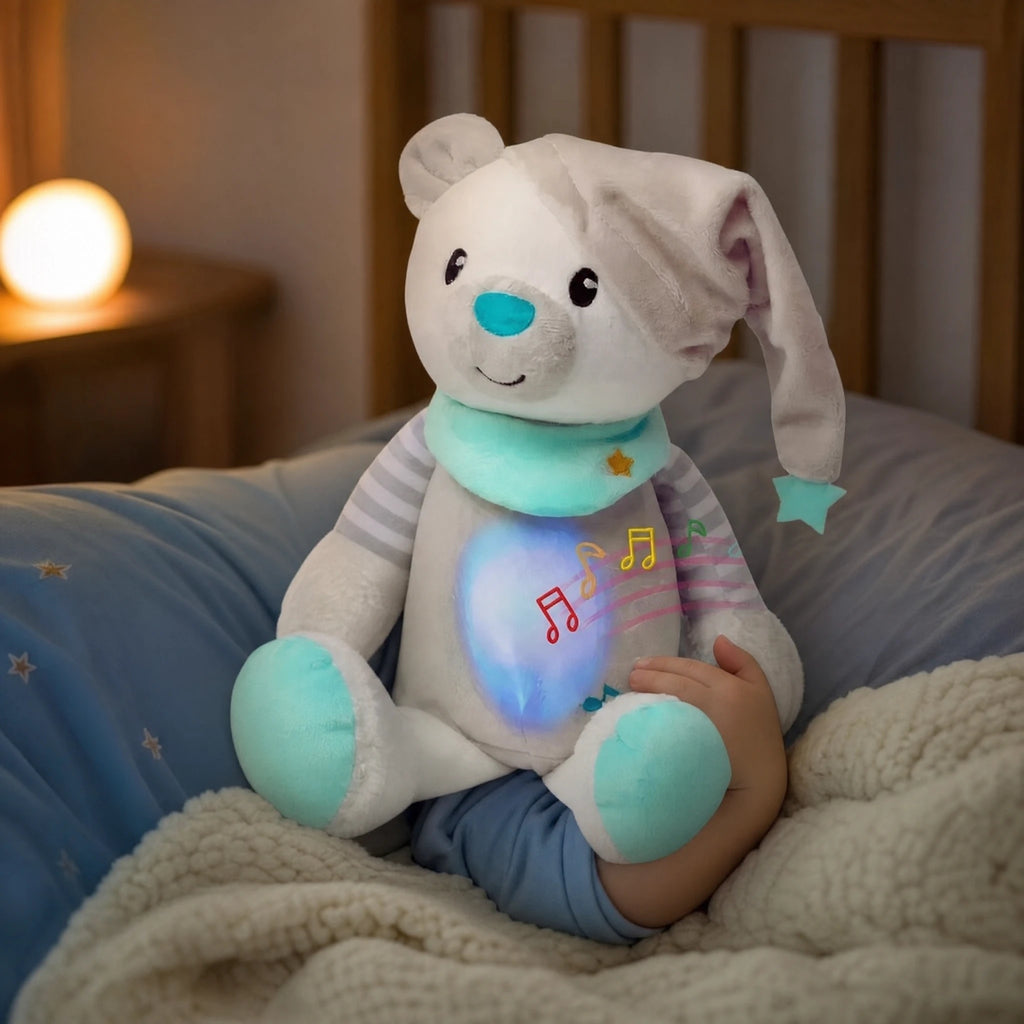 Musical Bear Nightlight Plush with Soothing Light - Utilisation du produit