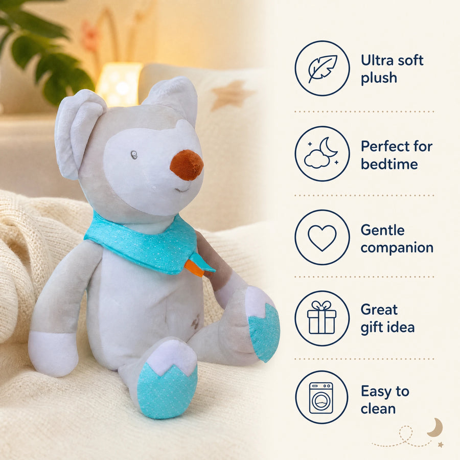 Musical Fox Plush with Night Light and Calming Features - Bénéfices produit
