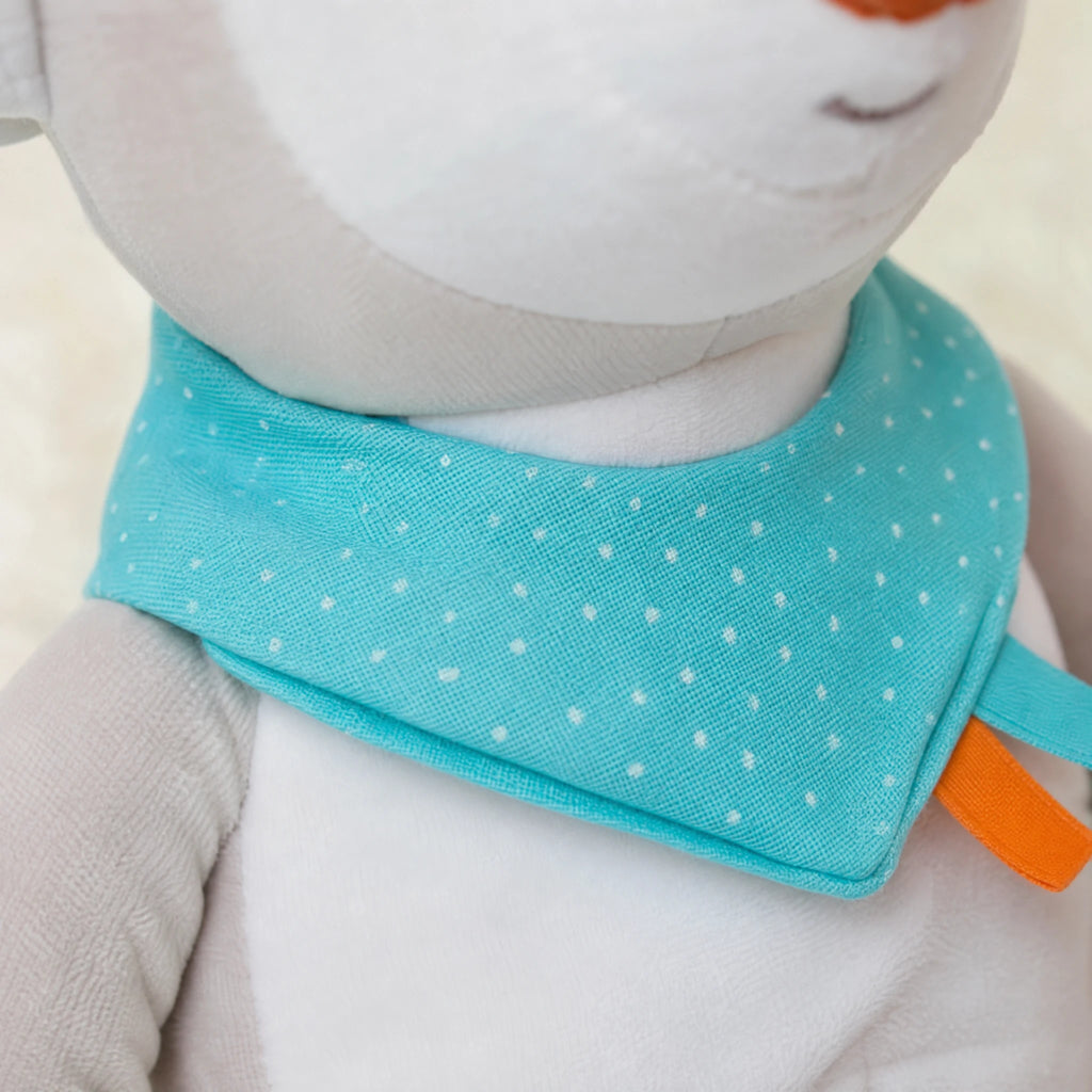 Musical Fox Plush with Night Light and Calming Features - Détail matière