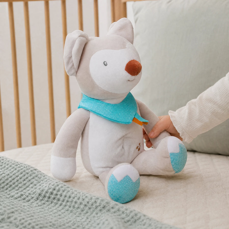 Musical Fox Plush with Night Light and Calming Features - Utilisation du produit