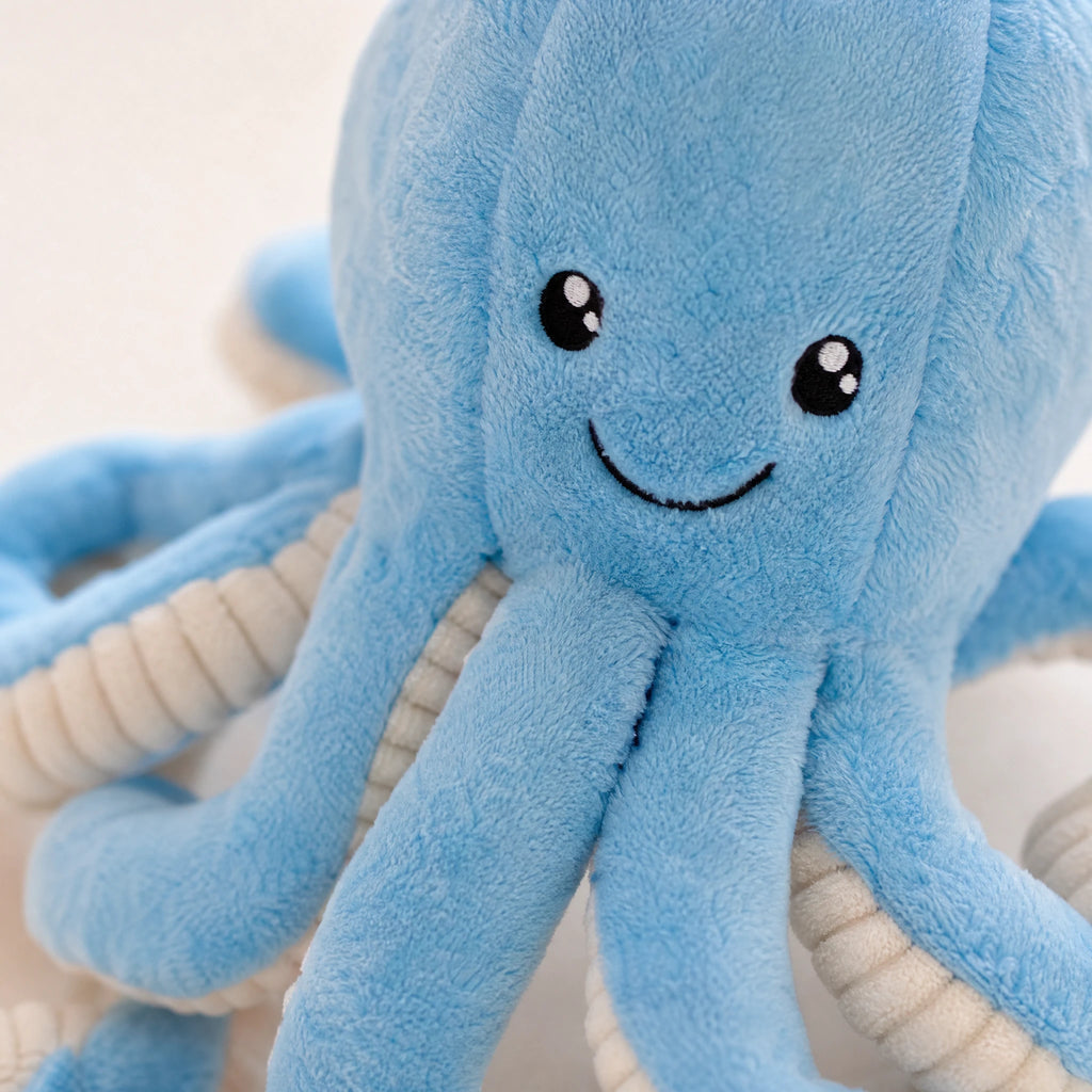 Octopus Plush with Textured Tentacles - Détail matière