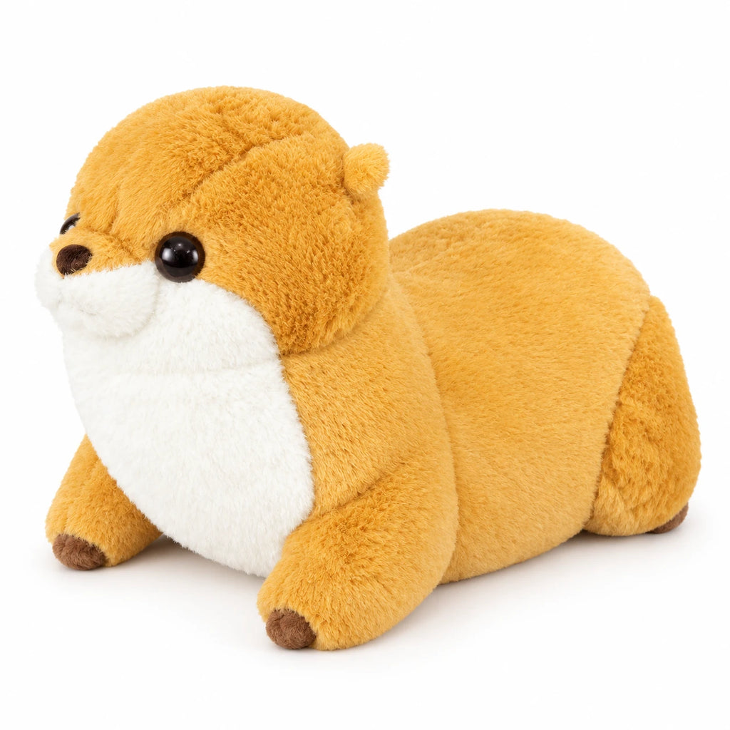 Otter Plush with White Belly and Realistic Brown Fur - Light / 20in / 50cm · Light / 25in / 65cm