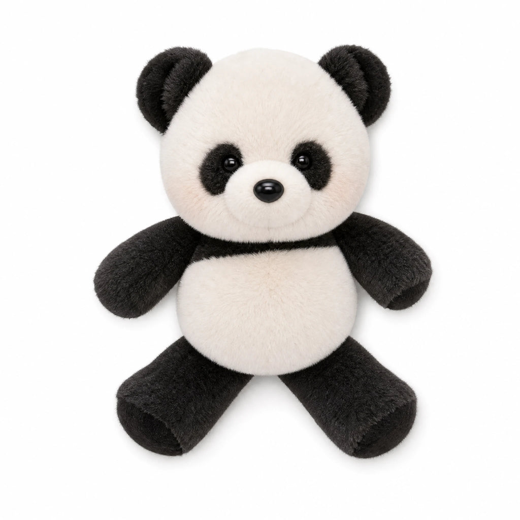 Panda Plush Toy with Walking Motion Feature - Fond blanc