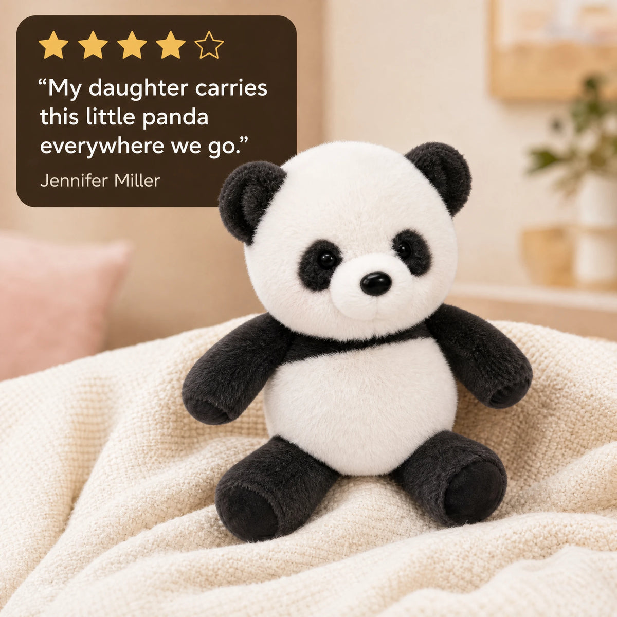 Panda Plush Toy with Walking Motion Feature - Image témoignage
