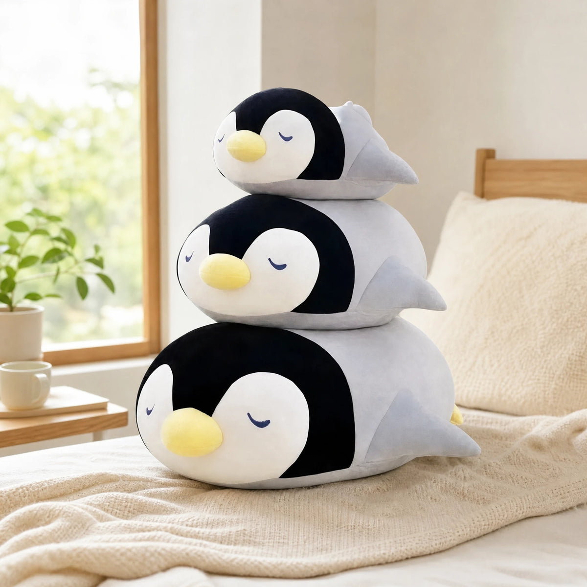 Penguin Plush with Sleeping Eyes and Soft Wings - Utilisation du produit