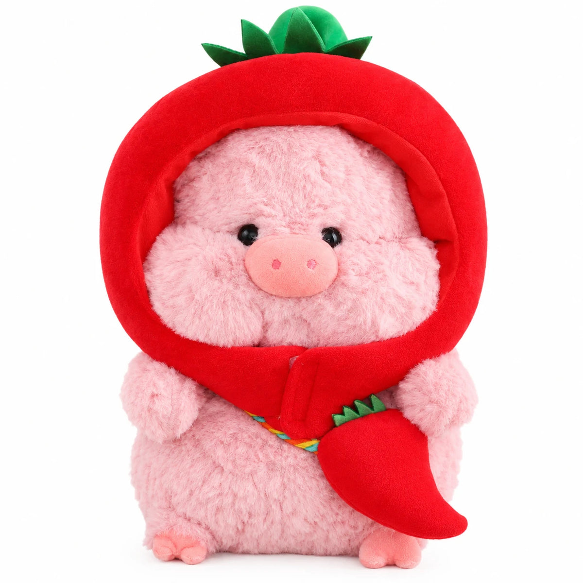 Pig Plush in Vegetable Costume Design - Chilli Pepper / 12.5in / 32cm … (2 tailles)