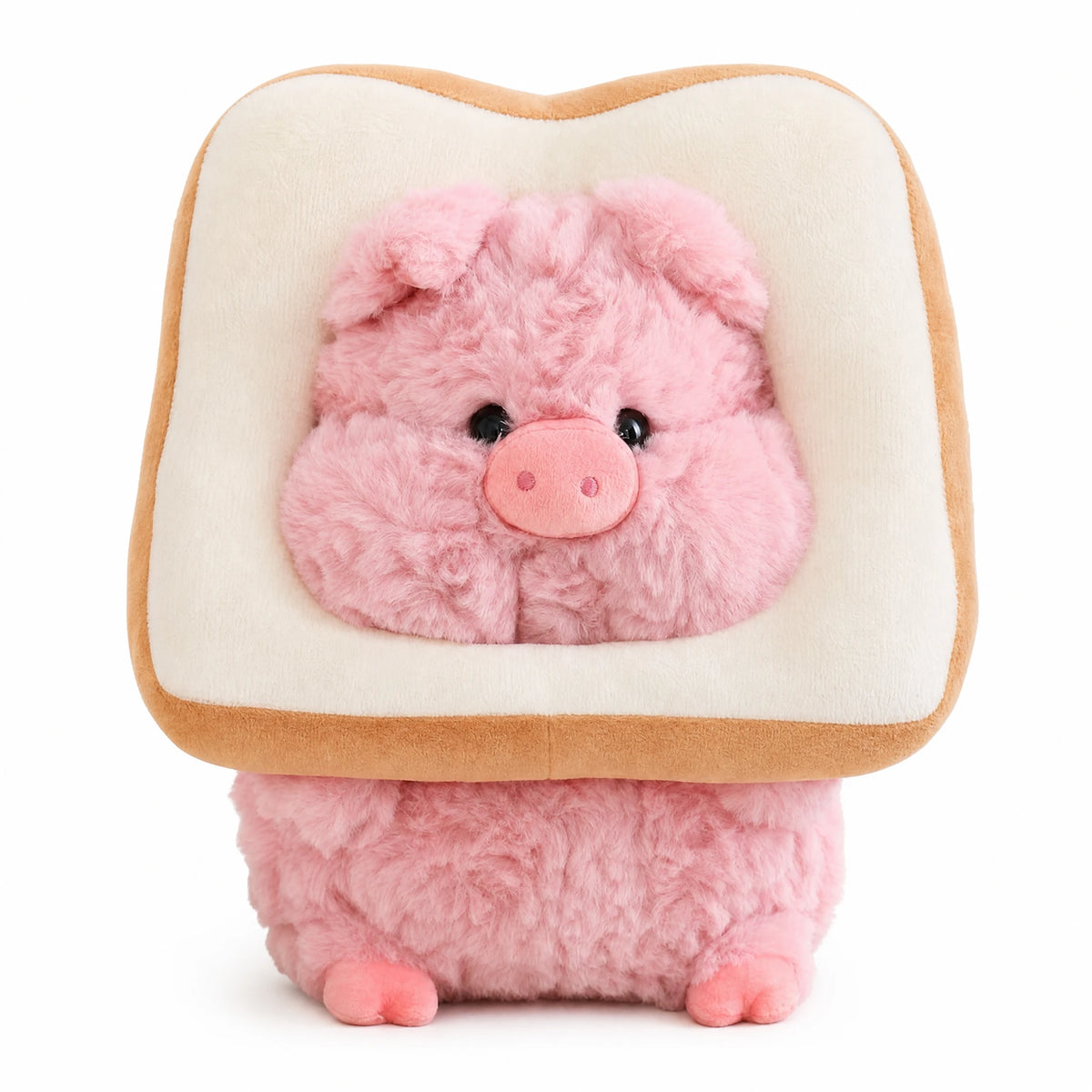 Pig Plush in Vegetable Costume Design - Fond blanc