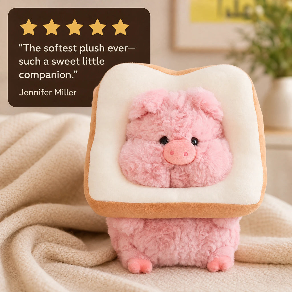 Pig Plush in Vegetable Costume Design - Image témoignage