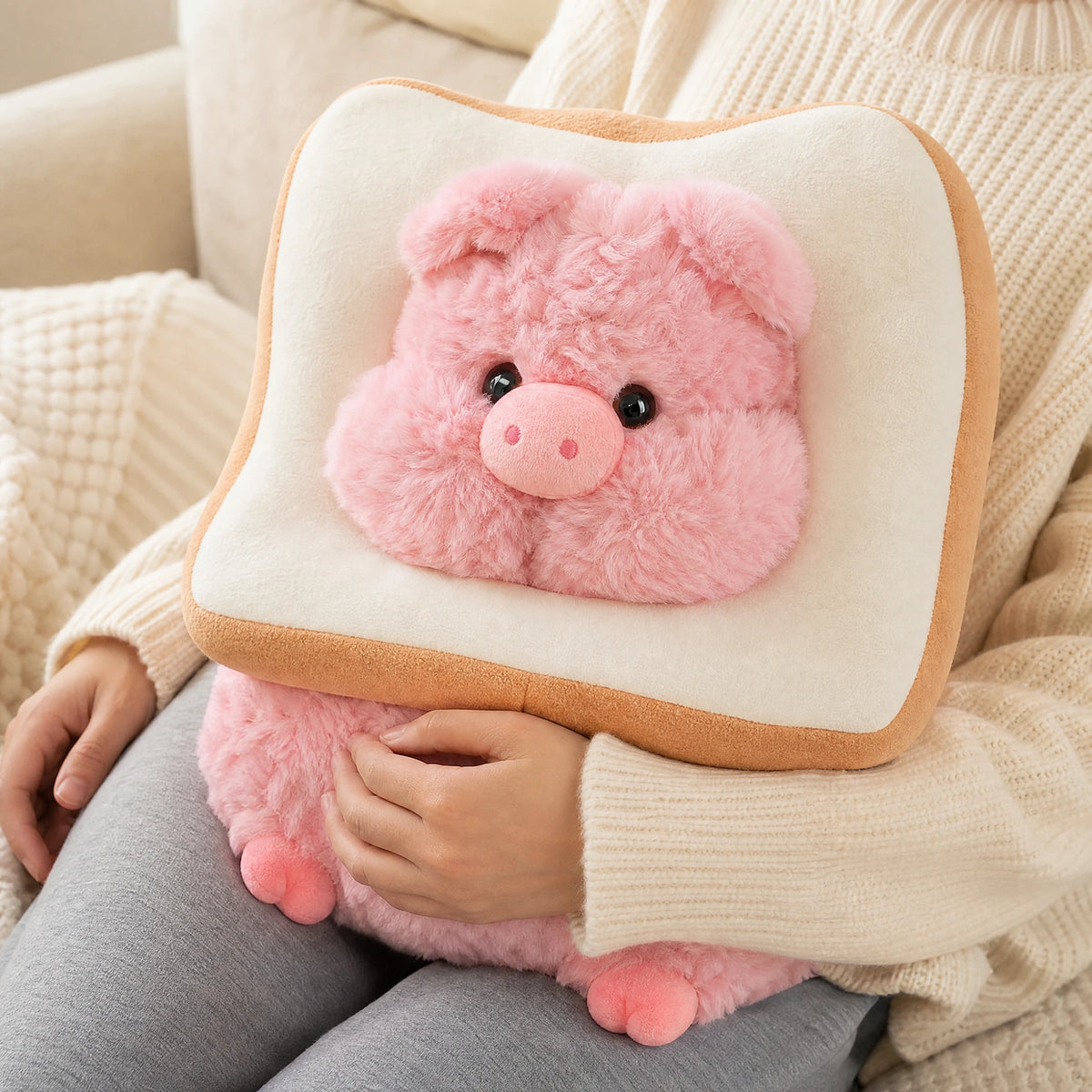 Pig Plush in Vegetable Costume Design - Utilisation du produit