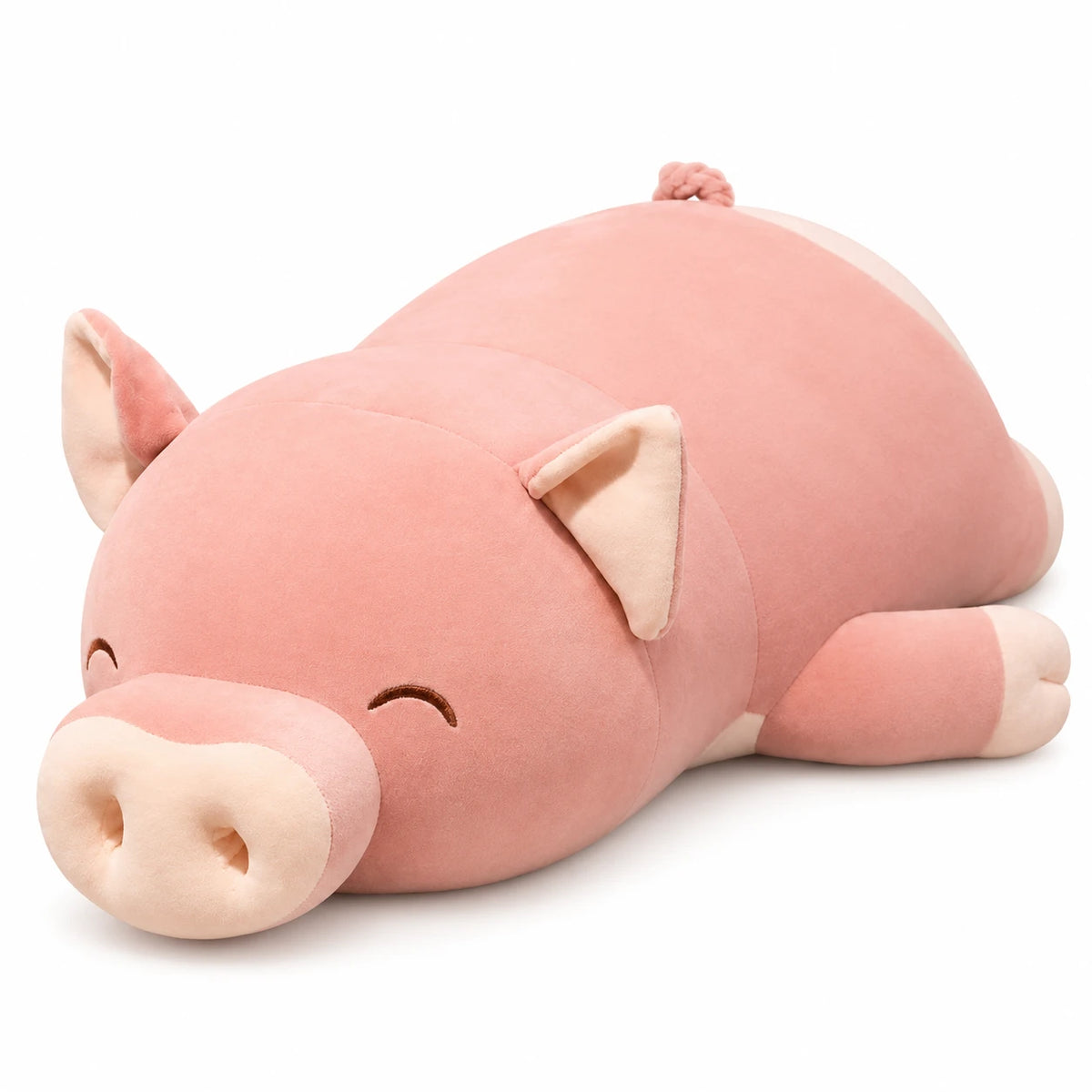 Pig Plush Jumbo in Soft Pink with Smile - 20in / 50cm · 31in / 80cm · 39in / 100cm