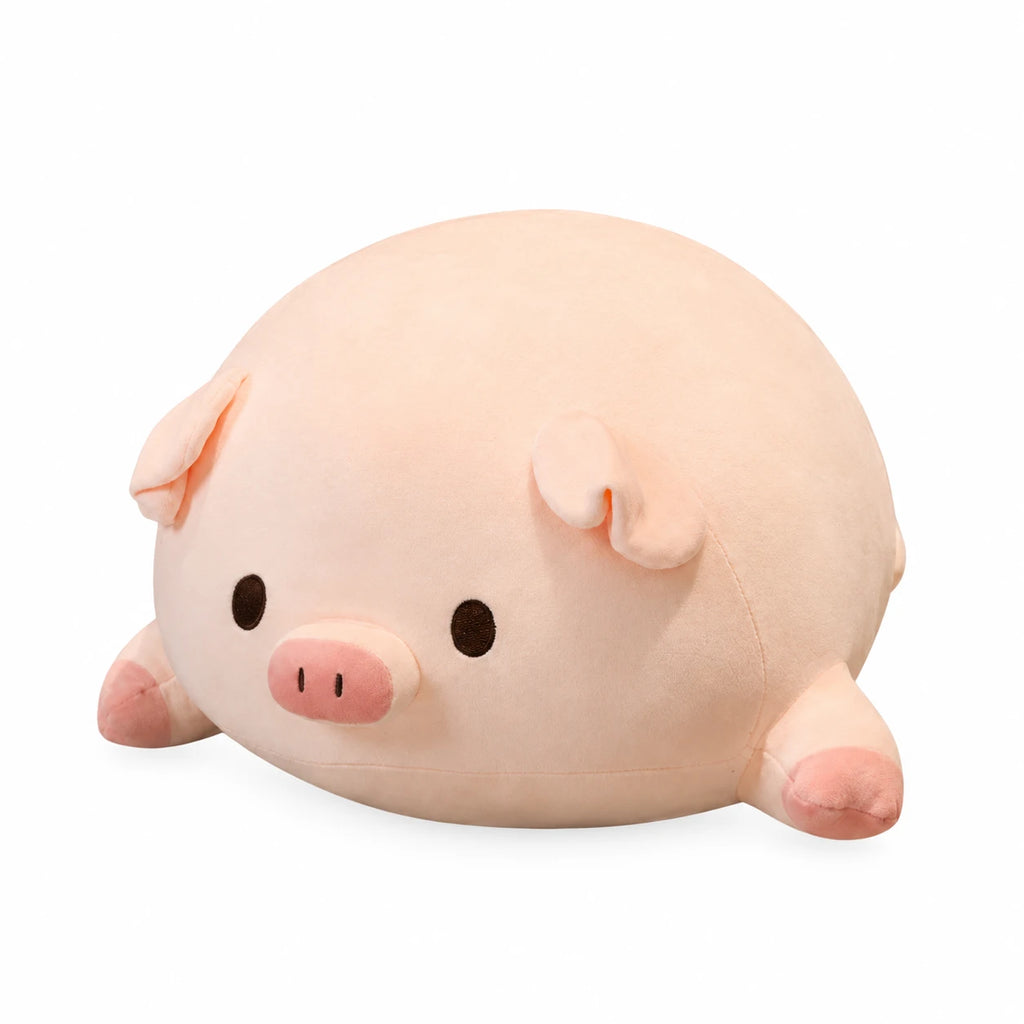 Pig Plush Toy with Round Shape and Cute Expression - 15.5in / 40cm … (4 tailles)