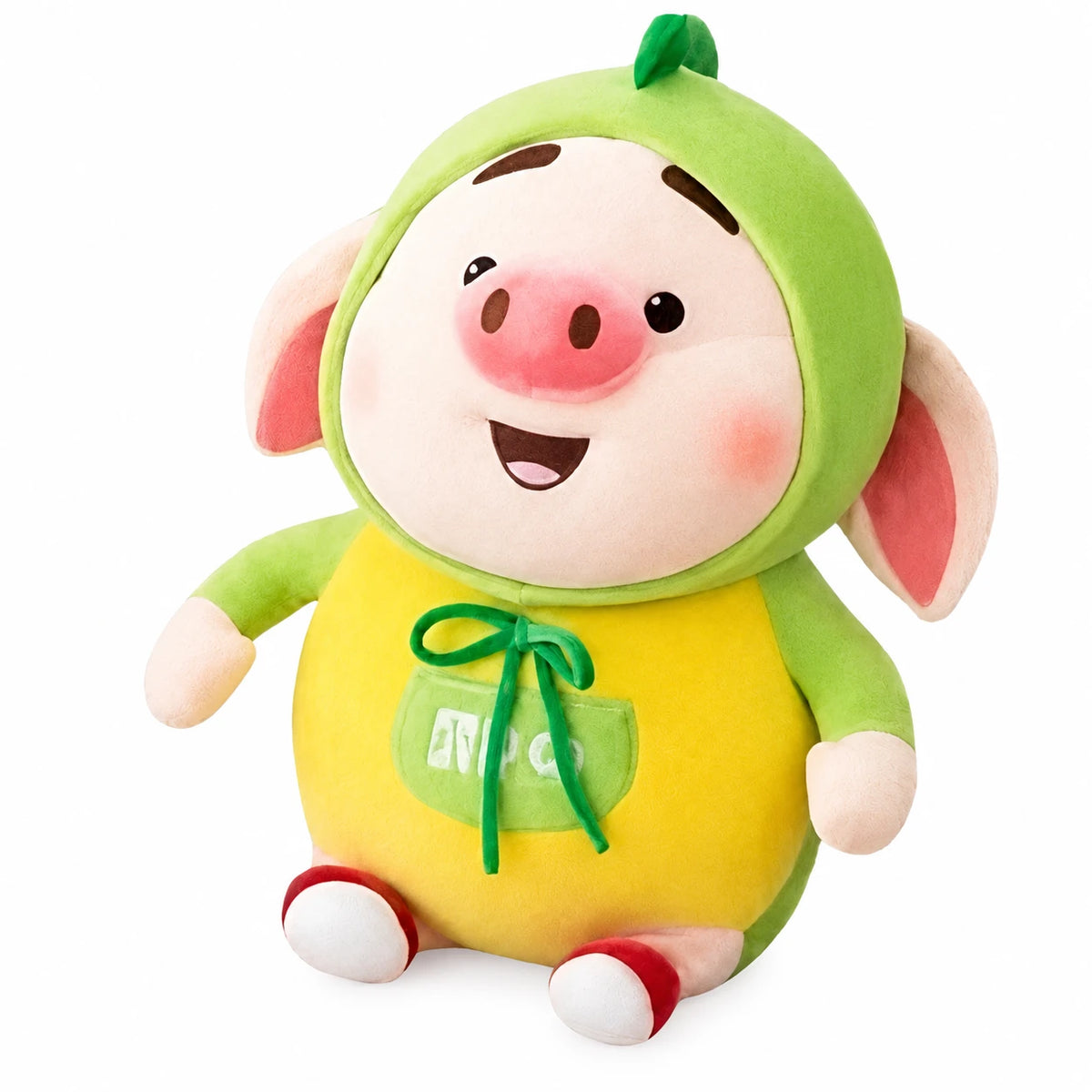 Pig Stuffed Animal in Green Hood and Yellow Outfit - 10in / 25cm … (4 tailles)