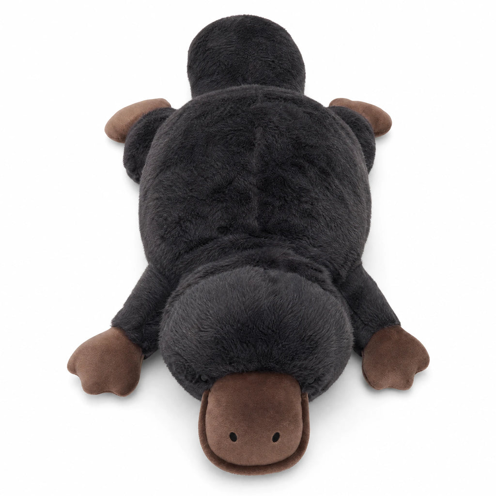 Platypus Plush, Giant Fluffy Stuffed Animal with Soft Cotton - Fond blanc