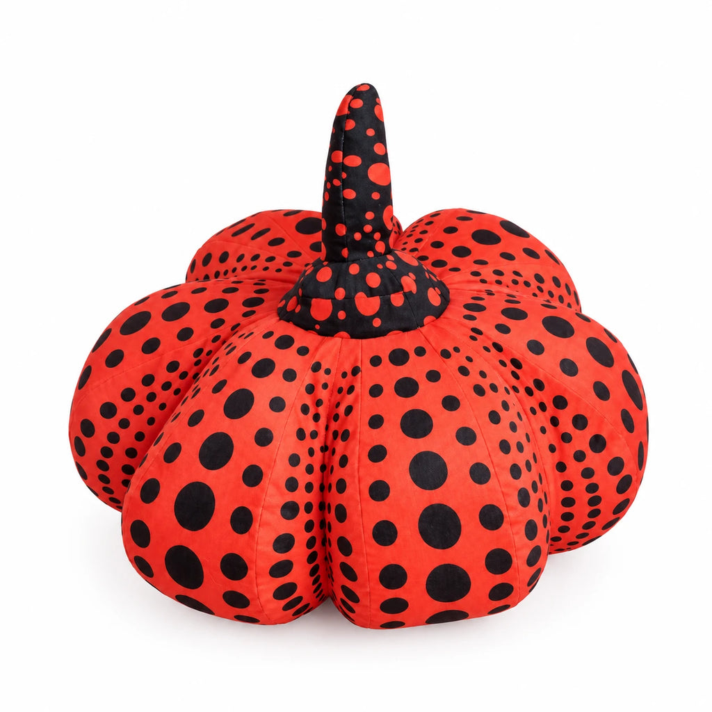 Polka Dot Pumpkin Plush with Yayoi Kusama Design - Red / 7in / 20cm … (5 tailles)
