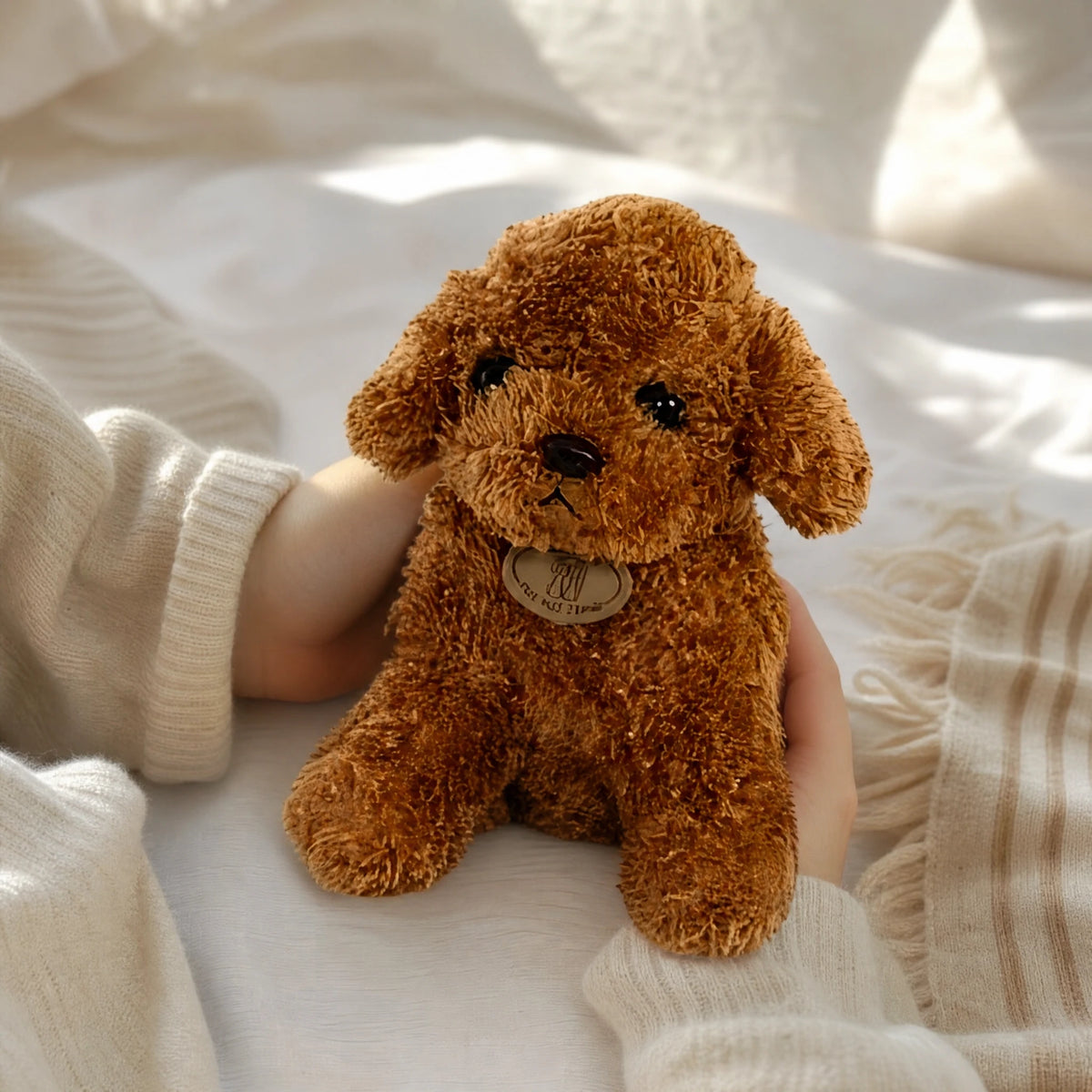 Poodle Stuffed Animal with Curly Plush Coat - Utilisation du produit