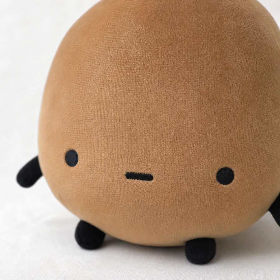 Potato Plush Pillow with Minimalist Kawaii Design - Détail matière